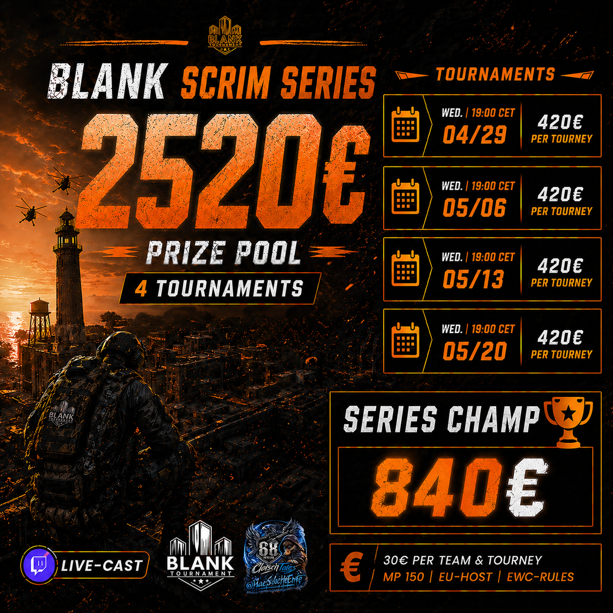 Scrim Series Header