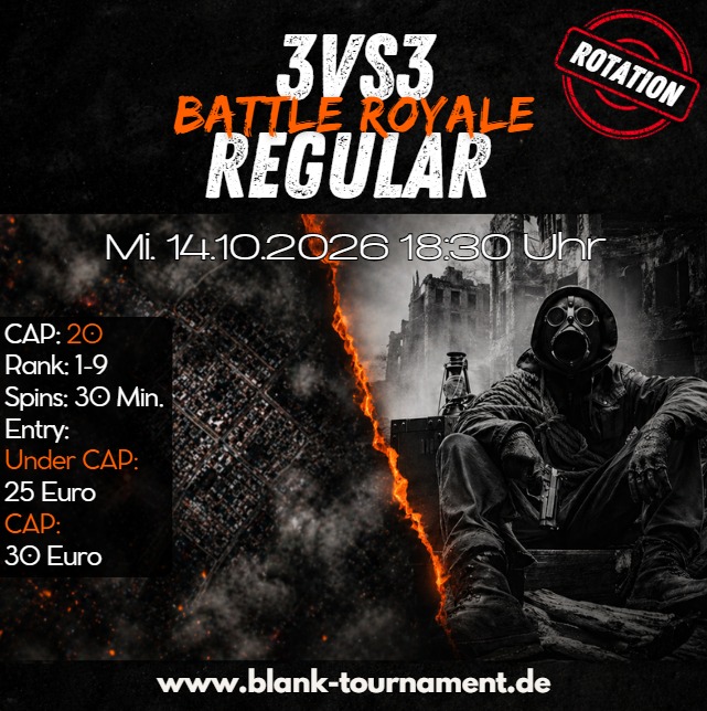 3VS3 BATTLE ROYALE REGULAR CAP 20