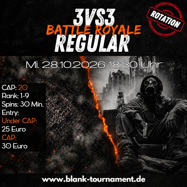 3VS3 BATTLE ROYALE REGULAR CAP 20