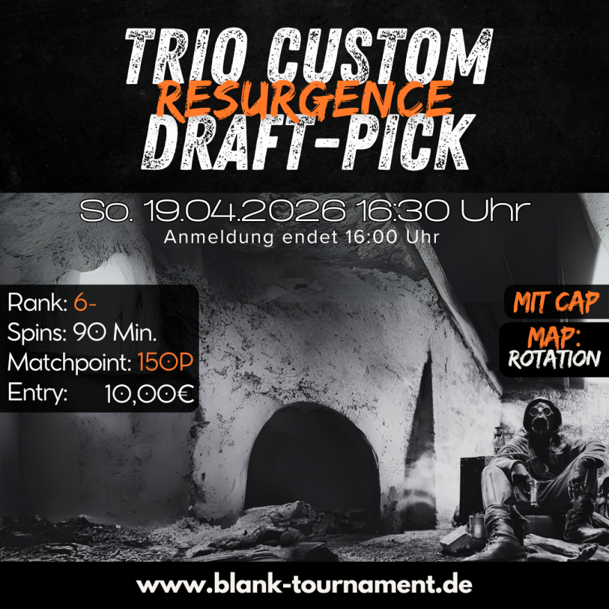 TRIO CUSTOM RESURGENCE DRAFT-PICK 6-