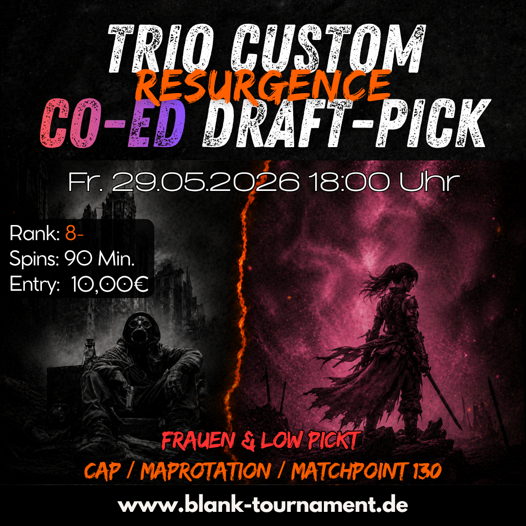 TRIO CUSTOM RESURGENCE CO-ED DRAFT-PICK