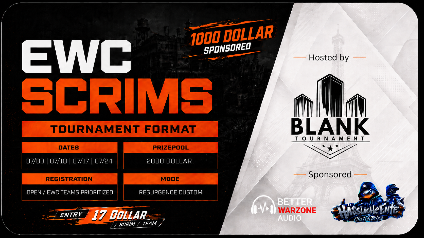EWC Scrim 1/4