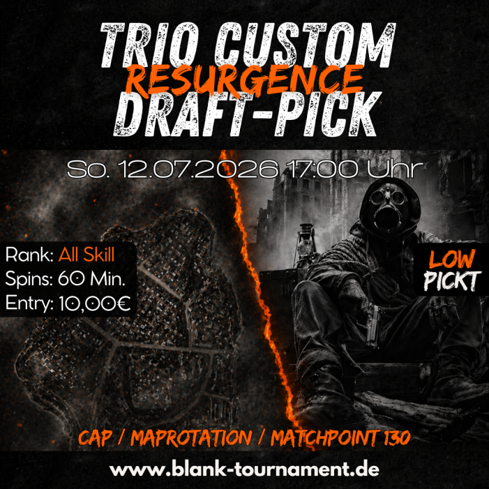TRIO CUSTOM RESURGENCE DRAFT-PICK [LOW PICKT] ALL SKILL