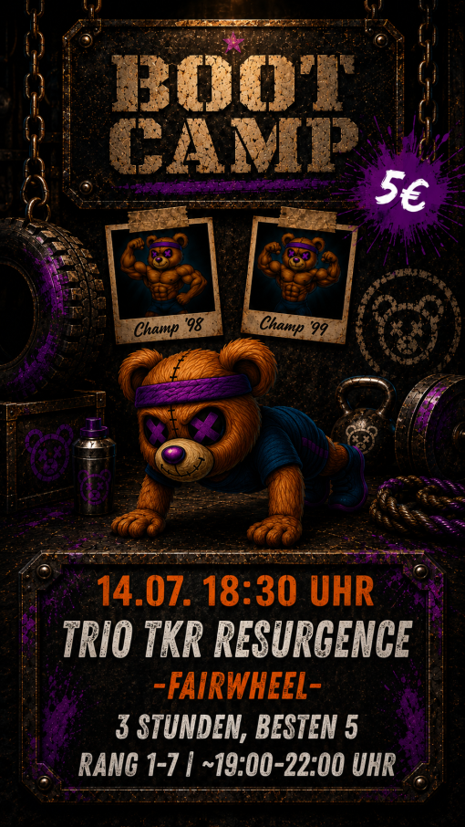 BOOTCAMP TRIO TIME KILL RACE RESURGENCE 7-